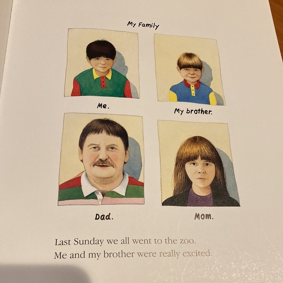 ZOO by Anthony Browne SC Book Illustrated Witty Animal Behavior (Out of Print) - Picture 4 of 5